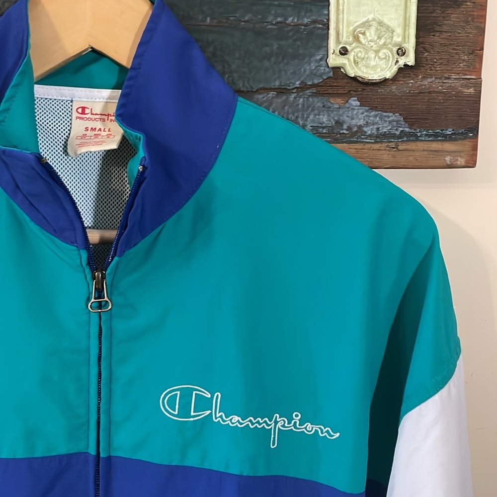 Champion Reverse Weave Colour Block Windbreaker J… - image 4
